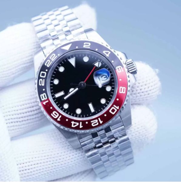 men watch automatic movement black red ceramic sapphire dial master 2 jubilee bracelet wristwatch mens watches reloj cola limited montre de, Slivery;brown
men watch automatic movement black red ceramic sapphire dial master 2 jubilee bracelet wristwatch mens watches reloj cola limited montre de, Slivery;brown