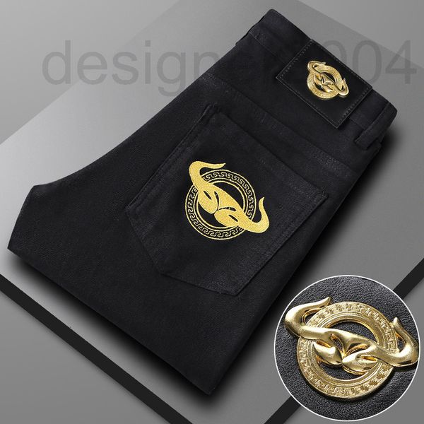 men's jeans designer autumn and winter black jeans men's fashion brand embroidery light luxury style korean versatile slim fit sma, Blue
men's jeans designer autumn and winter black jeans men's fashion brand embroidery light luxury style korean versatile slim fit sma, Blue