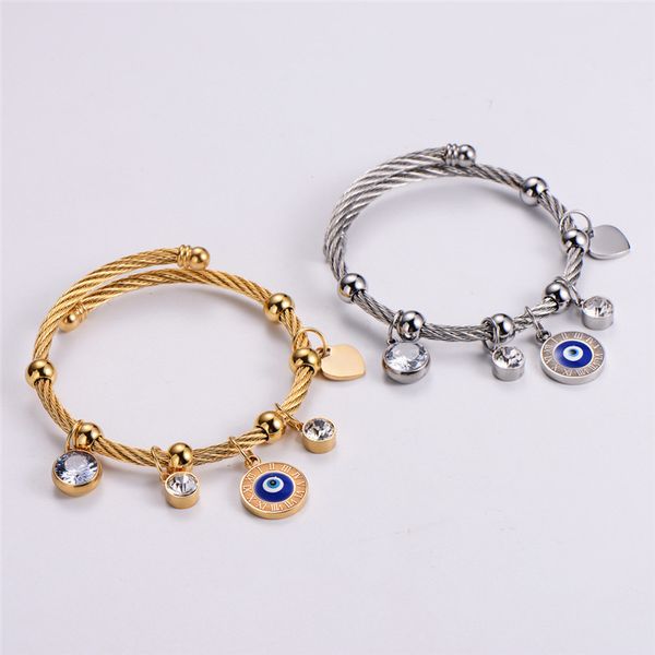 stainless steel bracelet chain diy fatima evil eye bracelet turkish blue eyes heart-shaped roman numerals dial jewelry, Black
stainless steel bracelet chain diy fatima evil eye bracelet turkish blue eyes heart-shaped roman numerals dial jewelry, Black