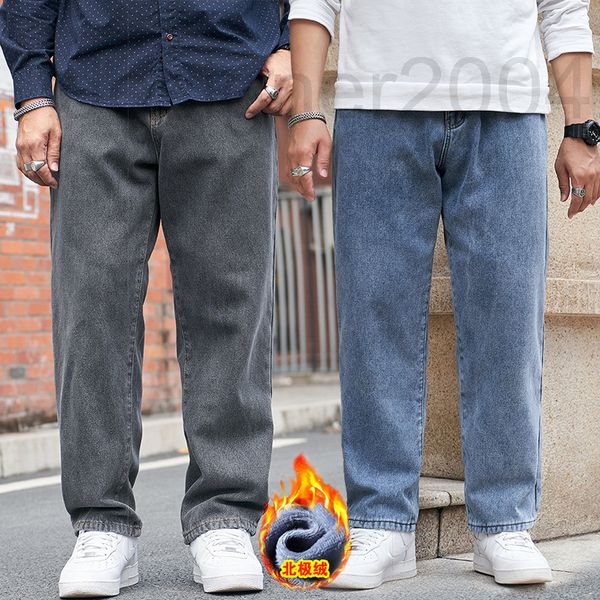 men's jeans designer large men's wear plush thickened loose straight jeans fattened up winter wide leg pants fat 2yny, Blue
men's jeans designer large men's wear plush thickened loose straight jeans fattened up winter wide leg pants fat 2yny, Blue