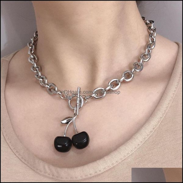 pendant necklaces new design cherry ot clasp chain necklace women fashion hip hop jewelry sier plated fruit collar choker dhgirlsshop dhej2, Silver
pendant necklaces new design cherry ot clasp chain necklace women fashion hip hop jewelry sier plated fruit collar choker dhgirlsshop dhej2, Silver