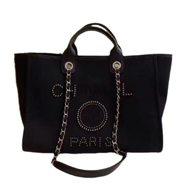 fashion women's luxury handbags evening bags brand ch pearl tote canvas beach bag designers female portable large capacity big handbag
fashion women's luxury handbags evening bags brand ch pearl tote canvas beach bag designers female portable large capacity big handbag