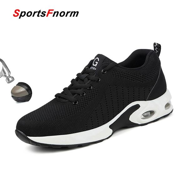 air cushion men work safety boots plus size outdoor tennis breathable protective puncture-proof safety shoes men sneakers 201019, Black;brown
air cushion men work safety boots plus size outdoor tennis breathable protective puncture-proof safety shoes men sneakers 201019, Black;brown