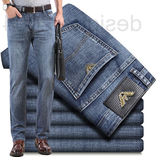 men's jeans designer brand spring and summer thin jeans men's high waist elastic straight tube loose business casual youth jix6, Blue
men's jeans designer brand spring and summer thin jeans men's high waist elastic straight tube loose business casual youth jix6, Blue