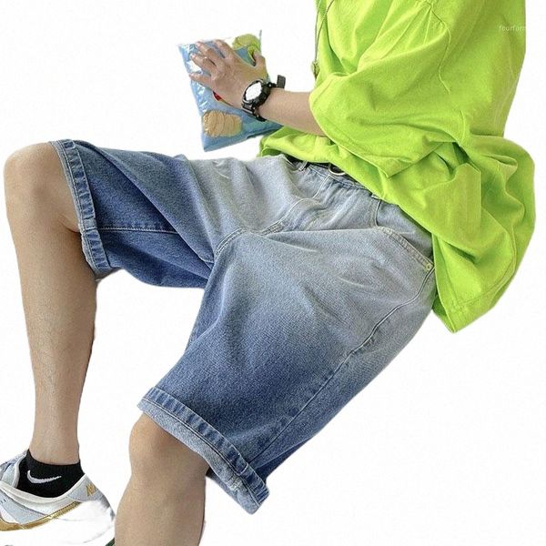 men's jeans summer denim shorts trendy brand loose straight korean casual five-point pants handsome all-match x20w#, Blue
men's jeans summer denim shorts trendy brand loose straight korean casual five-point pants handsome all-match x20w#, Blue