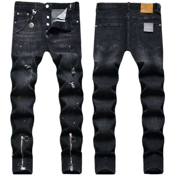 men's jeans summer autumn hole zipper washed fashion slim trousers denim pants mm0hf72jeans, Blue
men's jeans summer autumn hole zipper washed fashion slim trousers denim pants mm0hf72jeans, Blue