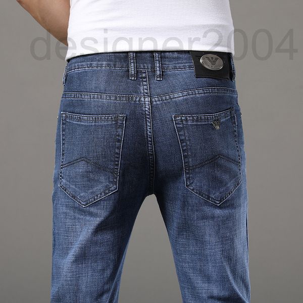 men's jeans designer hong kong high-end jeans men's fashion brand pants spring and summer style small foot slim fit korean elastic, Blue
men's jeans designer hong kong high-end jeans men's fashion brand pants spring and summer style small foot slim fit korean elastic, Blue