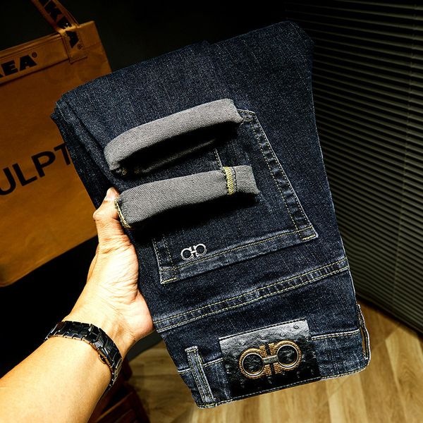 men's jeans designer four seasons light luxury fashion brand jeans men's slim leggings black gray trend american trousers washed j, Blue
men's jeans designer four seasons light luxury fashion brand jeans men's slim leggings black gray trend american trousers washed j, Blue