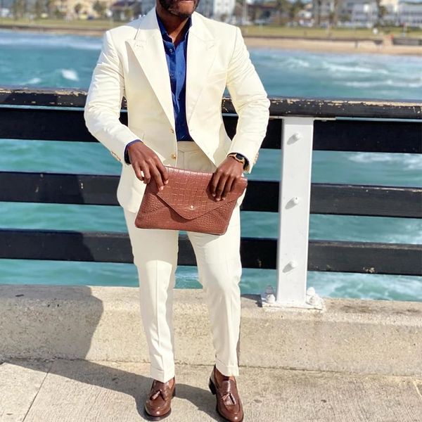 cream ivory suit tuxedos for men 2 piece peaked lapel single breasted prom wedding suit man costume mariage homme coat pant, Black;gray
cream ivory suit tuxedos for men 2 piece peaked lapel single breasted prom wedding suit man costume mariage homme coat pant, Black;gray