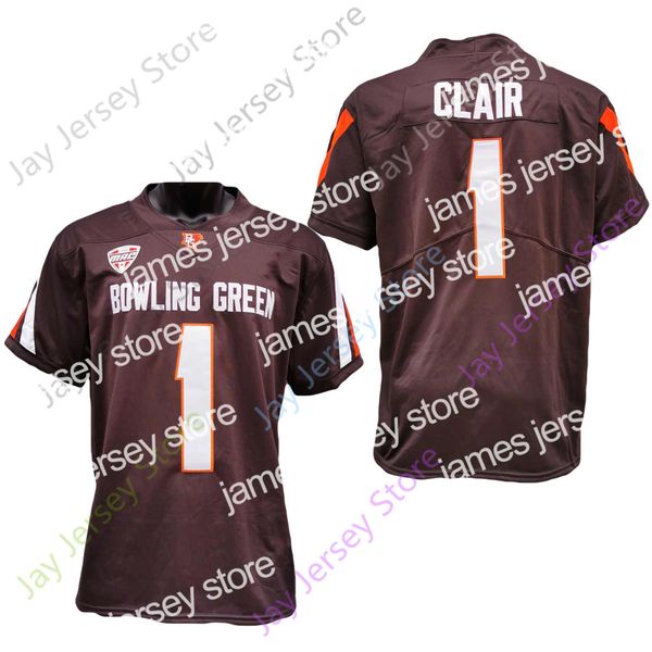 22 2020 new ncaa bowling green bgsu jerseys 1 clair college football jersey coffee size youth all stitched, Black;red
22 2020 new ncaa bowling green bgsu jerseys 1 clair college football jersey coffee size youth all stitched, Black;red