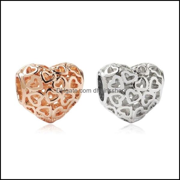 charms hollow little heart alloy charm bead big hole fashion women jewelry european style for diy bracelet necklace panza dhgirlsshop dhqva, Bronze;silver
charms hollow little heart alloy charm bead big hole fashion women jewelry european style for diy bracelet necklace panza dhgirlsshop dhqva, Bronze;silver