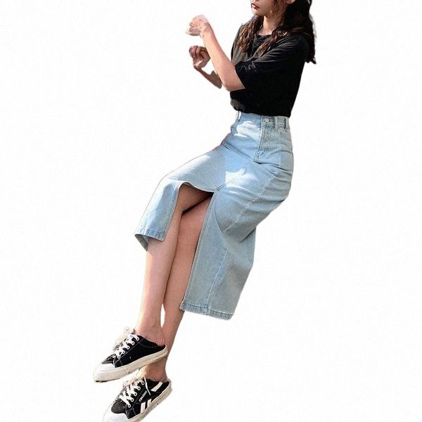 skirts summer 2021 women's long denim skirt vintage high wasit jeans female straight side split a-line pencil 85xu#, Black
skirts summer 2021 women's long denim skirt vintage high wasit jeans female straight side split a-line pencil 85xu#, Black