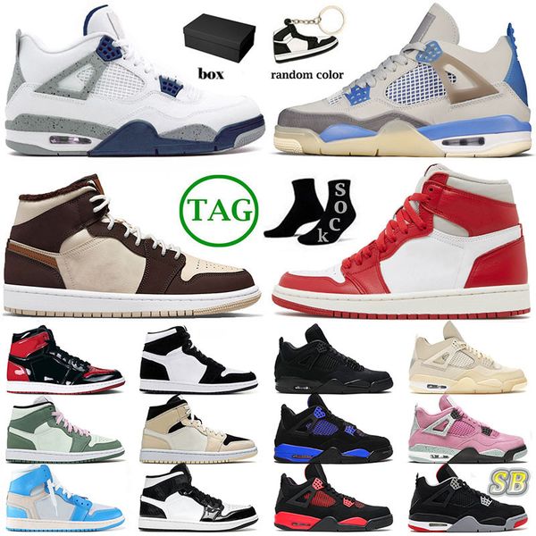 with box jumpman 1 4 mens womens basketball shoes newstalgia 1s chocolate high midnight navy 4s iv military black cat mid dutch green sneake, White;red
with box jumpman 1 4 mens womens basketball shoes newstalgia 1s chocolate high midnight navy 4s iv military black cat mid dutch green sneake, White;red