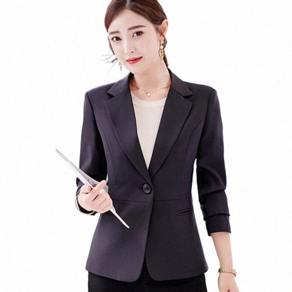 women's suits & blazers clothes autumn fashion slim formal work one button long sleeve suit casual blazer feminino i97i#, White;black
women's suits & blazers clothes autumn fashion slim formal work one button long sleeve suit casual blazer feminino i97i#, White;black