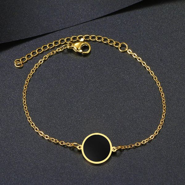 stainless steel bracelets minimalist strands round accessories aesthetic chain fashion charm bracelet for women jewelry wedding, Black
stainless steel bracelets minimalist strands round accessories aesthetic chain fashion charm bracelet for women jewelry wedding, Black