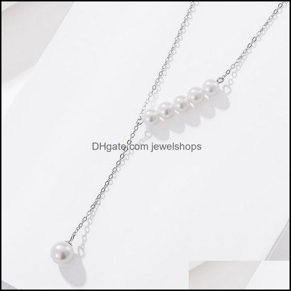 pendant necklaces 925 sterling sier necklace jewelry fashion pearl integration female personality clavicle chain 014 drop jewelshops dho8w, Silver
pendant necklaces 925 sterling sier necklace jewelry fashion pearl integration female personality clavicle chain 014 drop jewelshops dho8w, Silver