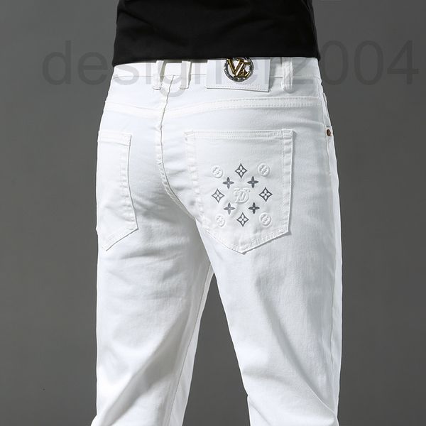 men's jeans designer 2022 summer thin white jeans men's slim fit middle waist elastic casual brand trendy printed x63e, Blue
men's jeans designer 2022 summer thin white jeans men's slim fit middle waist elastic casual brand trendy printed x63e, Blue