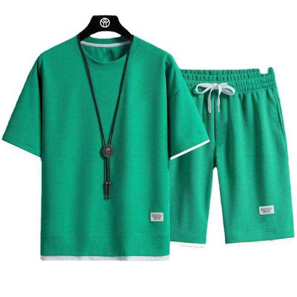 2022 short sleeve suit casual sports loose summer shorts suit solid suit men mens clothes t220819, Gray
2022 short sleeve suit casual sports loose summer shorts suit solid suit men mens clothes t220819, Gray