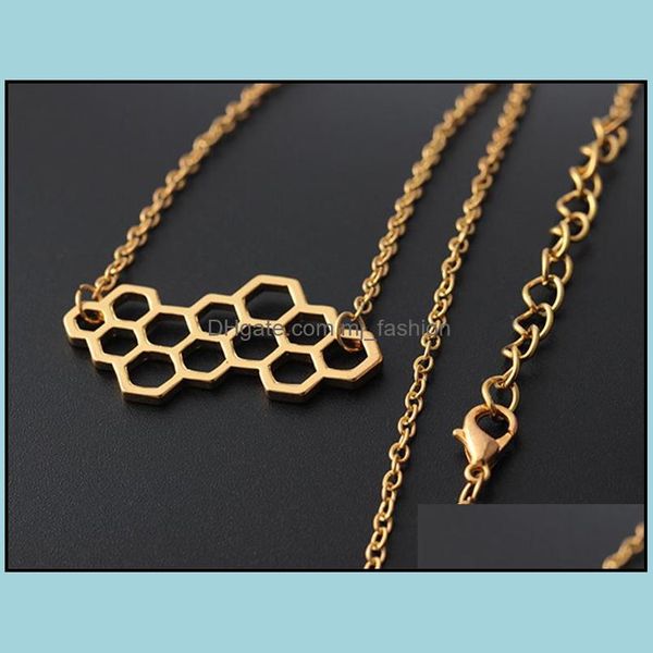 pendant necklaces charm cute simple hive bee honeybee necklace collares hexagon choker drop delivery 2021 jewelry pendants mjfashion dhf7s, Silver
pendant necklaces charm cute simple hive bee honeybee necklace collares hexagon choker drop delivery 2021 jewelry pendants mjfashion dhf7s, Silver