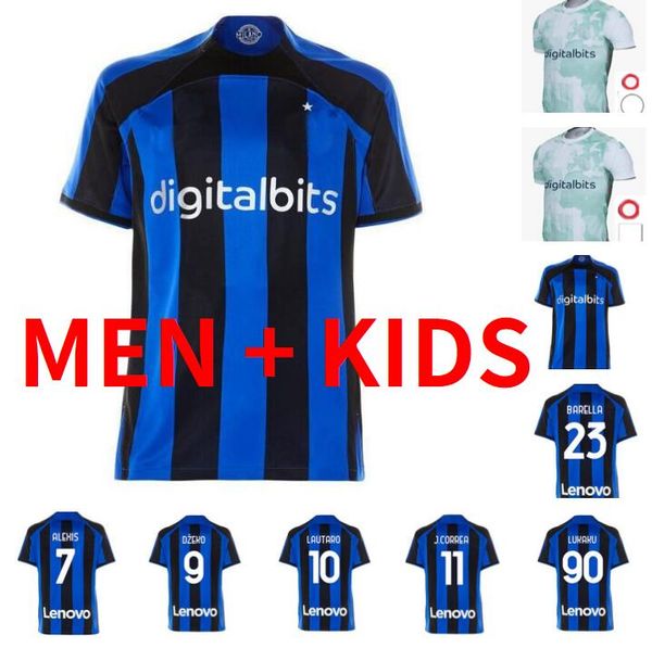 s-4xl 2022 2023 lukaku soccer jerseys home away correa dzeko barella lautaro skriniar de vrij 22 23 football shirt uniforms men kids kit bro, Black;yellow
s-4xl 2022 2023 lukaku soccer jerseys home away correa dzeko barella lautaro skriniar de vrij 22 23 football shirt uniforms men kids kit bro, Black;yellow