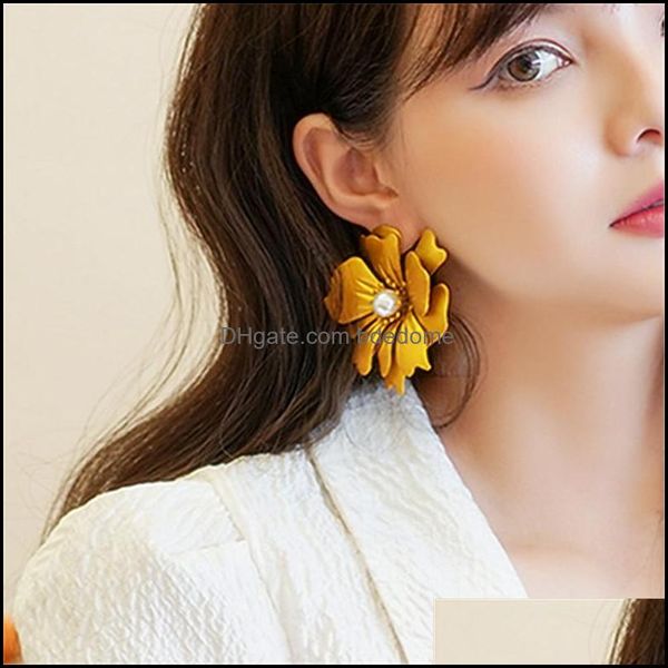 dangle chandelier statement metallic flower large earrings personality 6.5cm green gold-color heavy pendientes mujer drop d bdedome dhcgb, Silver
dangle chandelier statement metallic flower large earrings personality 6.5cm green gold-color heavy pendientes mujer drop d bdedome dhcgb, Silver