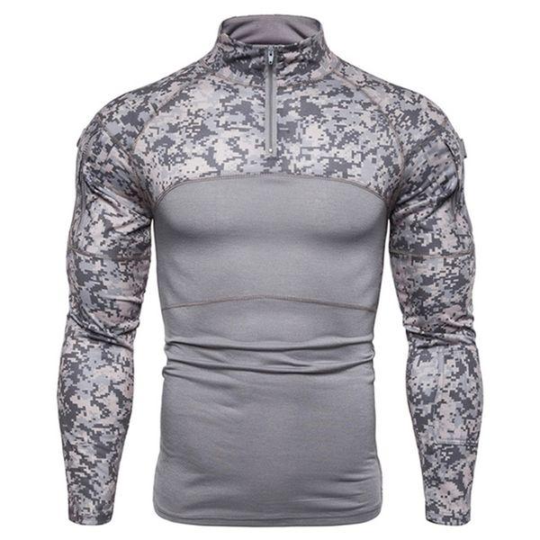 men's tactical camouflage athletic t-shirts long sleeve men tactical military clothing combat shirt assault army costume 220818, White;black
men's tactical camouflage athletic t-shirts long sleeve men tactical military clothing combat shirt assault army costume 220818, White;black