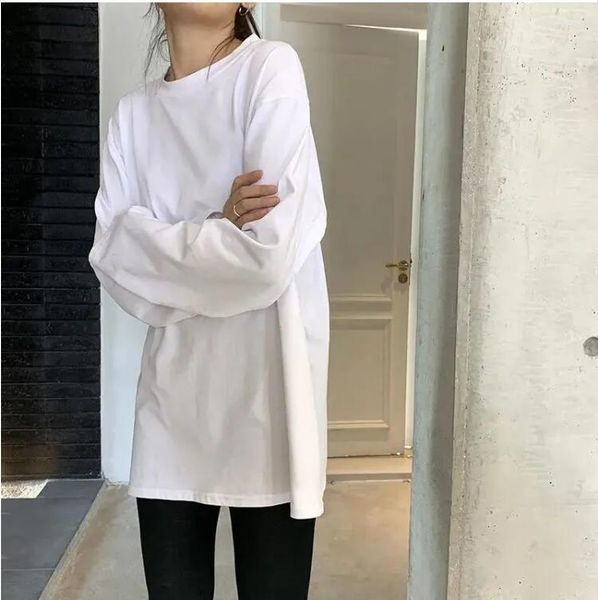 women's t shirts liscn cotton long-sleeve female 2022 early spring student korean loose solid color white bottoming shirt top
women's t shirts liscn cotton long-sleeve female 2022 early spring student korean loose solid color white bottoming shirt top