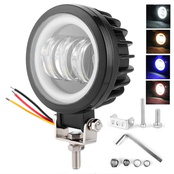 led work light 6000k 30w waterproof round angel eyes lamp for car atv boat off-road vehicle
led work light 6000k 30w waterproof round angel eyes lamp for car atv boat off-road vehicle