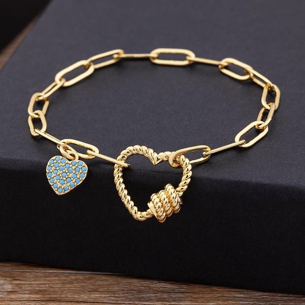 romantic heart bracelets pendant strand link chain bracelet for women men copper cubic zirconia party wedding jewelry, Black
romantic heart bracelets pendant strand link chain bracelet for women men copper cubic zirconia party wedding jewelry, Black