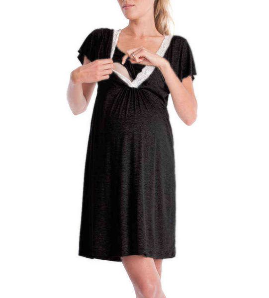 pregnancy pajamas nightwear nursing night dress pregnant pajamas mother breastfeeding night dress elegant motherhood nursing dress j220813, White
pregnancy pajamas nightwear nursing night dress pregnant pajamas mother breastfeeding night dress elegant motherhood nursing dress j220813, White