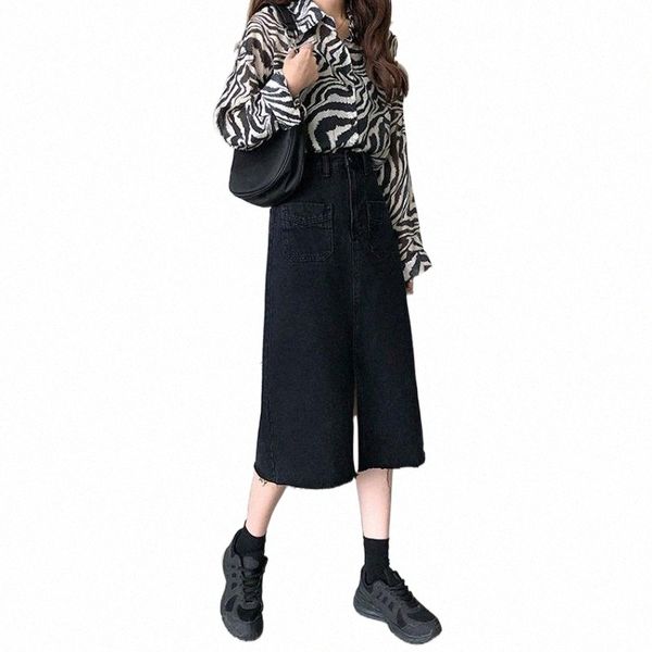 high waist skirt women's 2021 spring korean versatile denim loose and thin college style a-line fashion skirts 42el#, Black
high waist skirt women's 2021 spring korean versatile denim loose and thin college style a-line fashion skirts 42el#, Black