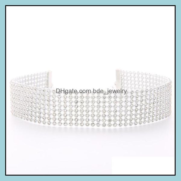 chokers choker necklace collares elegant wide rhinestone chocker statement jewelry pave crystal rhinestones drop delivery bdejewelry dhwwu, Golden;silver
chokers choker necklace collares elegant wide rhinestone chocker statement jewelry pave crystal rhinestones drop delivery bdejewelry dhwwu, Golden;silver