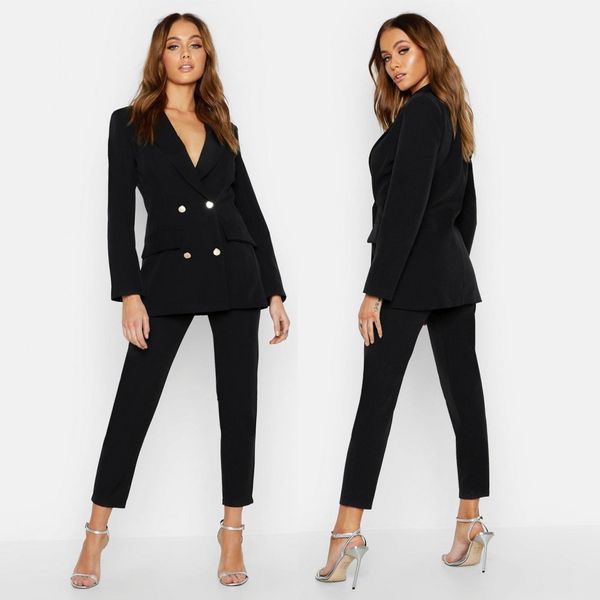 fashion women suits shawl lapel office lady tuxedos double breasted female business suit slim fit evening formal blazers 2 pieces set jacket, Black;gray
fashion women suits shawl lapel office lady tuxedos double breasted female business suit slim fit evening formal blazers 2 pieces set jacket, Black;gray