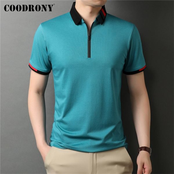 coodrony brand summer arrival business casual short sleeve polo-shirt men clothing fashion collar c5228s 220317, White;black
coodrony brand summer arrival business casual short sleeve polo-shirt men clothing fashion collar c5228s 220317, White;black