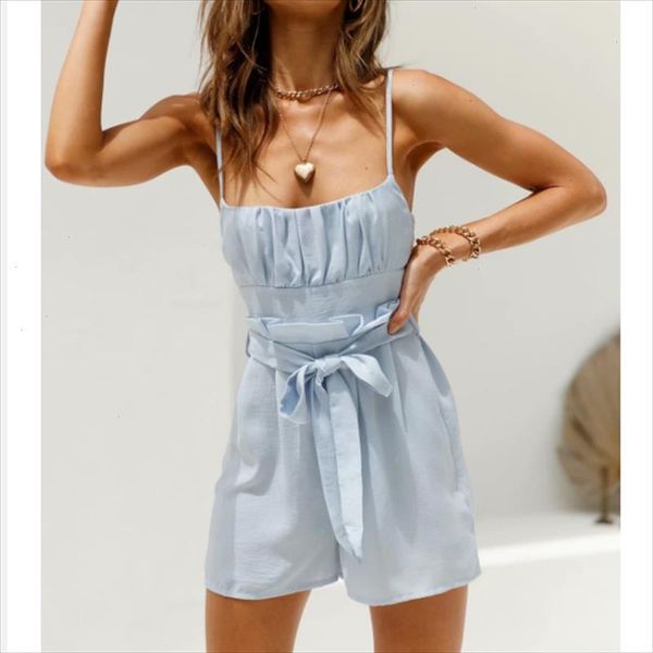 ruched sash sleeveless rompers women casual backless wide leg chiffon playsuits overalls summer beach short jumpsuit, Black;white
ruched sash sleeveless rompers women casual backless wide leg chiffon playsuits overalls summer beach short jumpsuit, Black;white