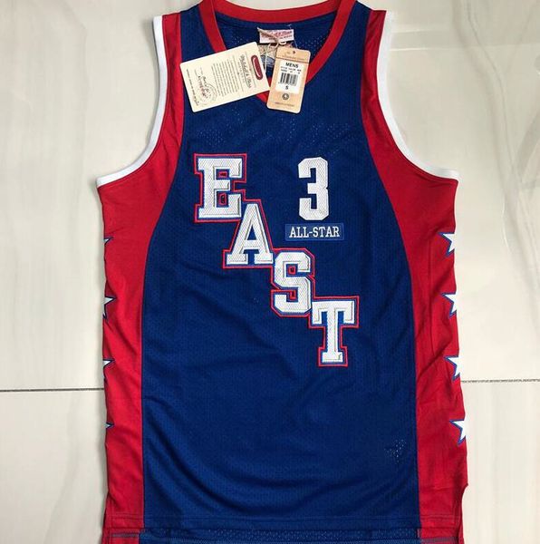 basketball dense stitched jersey allen iverson mitchell and ness 2004 all-star mesh classic retro jerseys men s-2xl, Black 
basketball dense stitched jersey allen iverson mitchell and ness 2004 all-star mesh classic retro jerseys men s-2xl, Black