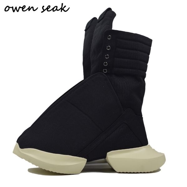 22ss owen seak men high ankle luxury trainers canvas spring boots women lace up casual street sneaker zip flats black shoes w220818
22ss owen seak men high ankle luxury trainers canvas spring boots women lace up casual street sneaker zip flats black shoes w220818