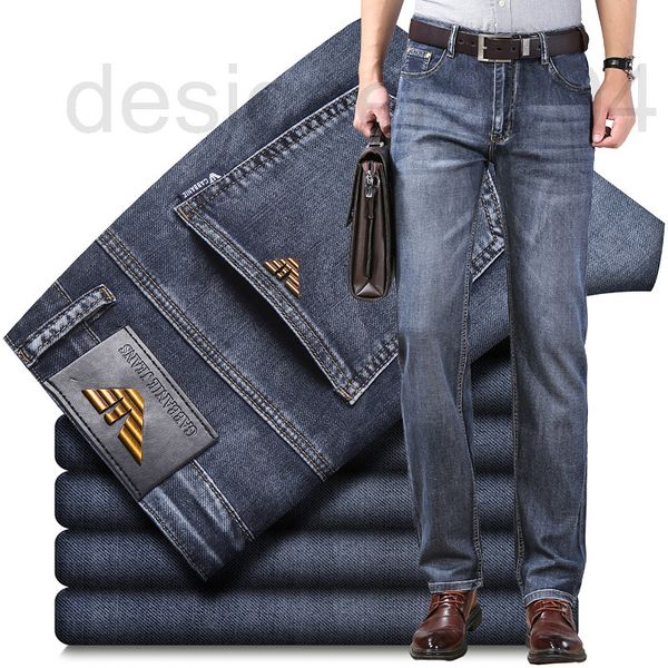 men's jeans designer chiamania jeans men's summer thin high waist elastic straight tube loose business brand pants uegt, Blue
men's jeans designer chiamania jeans men's summer thin high waist elastic straight tube loose business brand pants uegt, Blue