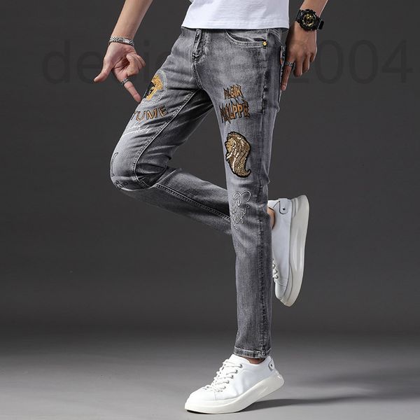 men's jeans designer light luxury embroidered long jeans men's 2022 high-end fashion brand slim pants printed elastic bbc5, Blue
men's jeans designer light luxury embroidered long jeans men's 2022 high-end fashion brand slim pants printed elastic bbc5, Blue