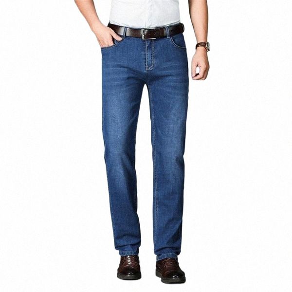 men's jeans regular fit business casual stretch denim pants slim cotton classic suit jeansmen's t1de#, Blue
men's jeans regular fit business casual stretch denim pants slim cotton classic suit jeansmen's t1de#, Blue