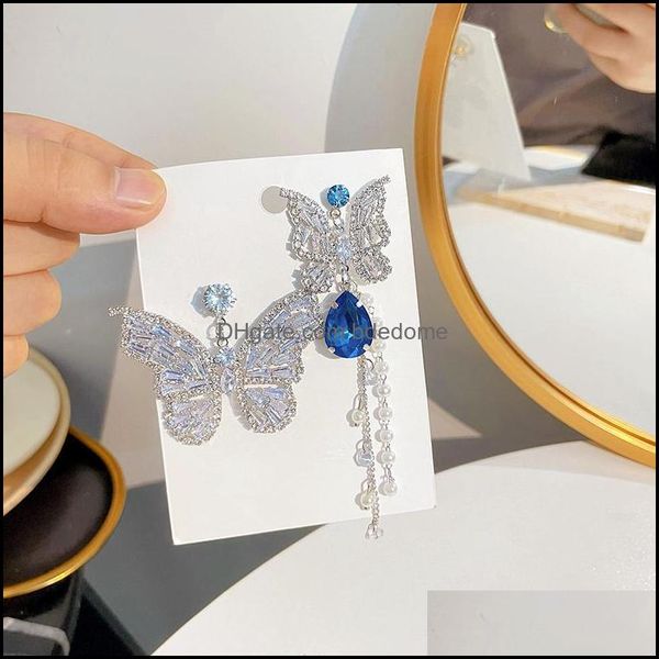 dangle chandelier korean sparkling zirconia butterfly tassel ab earrings for women 2022 new high grade earings drop delivery bdedome dh7jx, Silver
dangle chandelier korean sparkling zirconia butterfly tassel ab earrings for women 2022 new high grade earings drop delivery bdedome dh7jx, Silver