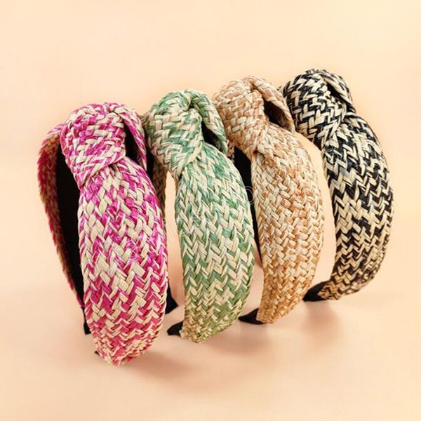 fashion women headband raffia pressed knotted hairband center knot bohemia turban hair accessories, Slivery;white
fashion women headband raffia pressed knotted hairband center knot bohemia turban hair accessories, Slivery;white