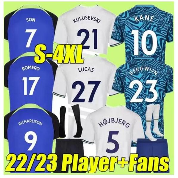 22 23 spurs soccer jerseys son richarlison player version kulusevski hojbjerg 2022 2023 kane perisic third romero football kit shirt purple, Black;yellow
22 23 spurs soccer jerseys son richarlison player version kulusevski hojbjerg 2022 2023 kane perisic third romero football kit shirt purple, Black;yellow