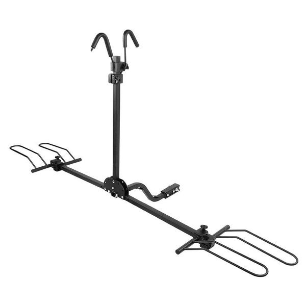 80lb hitch mounted bicycle rack holder bike carrier auto rear trailer tow practical accessory
80lb hitch mounted bicycle rack holder bike carrier auto rear trailer tow practical accessory