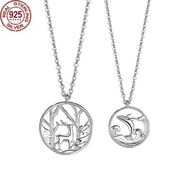 sterling silver whale deer couple necklace strands for men and women a pair of creative sen series clavicle chains with your small jewelry a, Black
sterling silver whale deer couple necklace strands for men and women a pair of creative sen series clavicle chains with your small jewelry a, Black