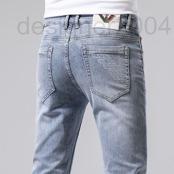 men's jeans designer spring and summer thin men's jeans korean version elastic slim fit small foot tide brand printed trousers juw, Blue
men's jeans designer spring and summer thin men's jeans korean version elastic slim fit small foot tide brand printed trousers juw, Blue