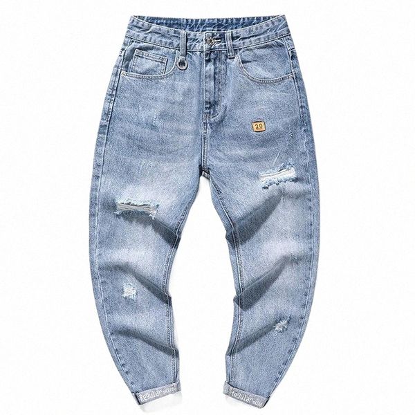 men light-colored jeans vertical wide leg loose cropped pants trend korean wild curly men's a1fo#, Blue
men light-colored jeans vertical wide leg loose cropped pants trend korean wild curly men's a1fo#, Blue