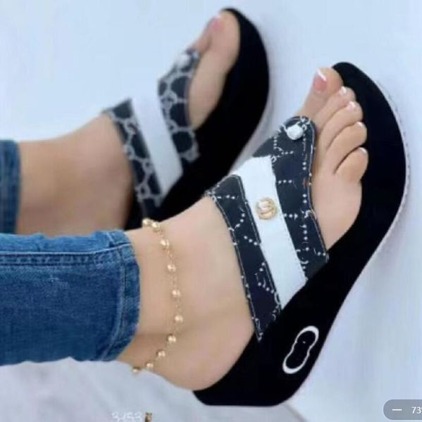 22gg new women slippers gold wedges flip flops vacation female flat sandals ladies platform beach shoes large size 43, Black
22gg new women slippers gold wedges flip flops vacation female flat sandals ladies platform beach shoes large size 43, Black