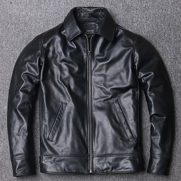 yr black soft cowhide jacketmen 100 genuine leather coatdad's leather wearplus size leather clothes 220819, Black;brown
yr black soft cowhide jacketmen 100 genuine leather coatdad's leather wearplus size leather clothes 220819, Black;brown