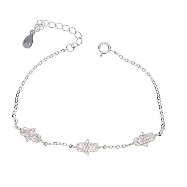 bangle designer 100% 925 sterling silver factory design three cz hamsa hand charm delicate girl women jewelry sparling bracelet, Black
bangle designer 100% 925 sterling silver factory design three cz hamsa hand charm delicate girl women jewelry sparling bracelet, Black